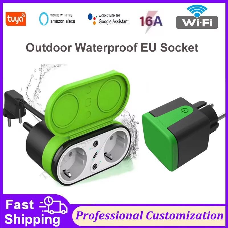Smart Plug Outdoor Waterproof - Enchufe Inteligente Wifi Tuya EU 16A