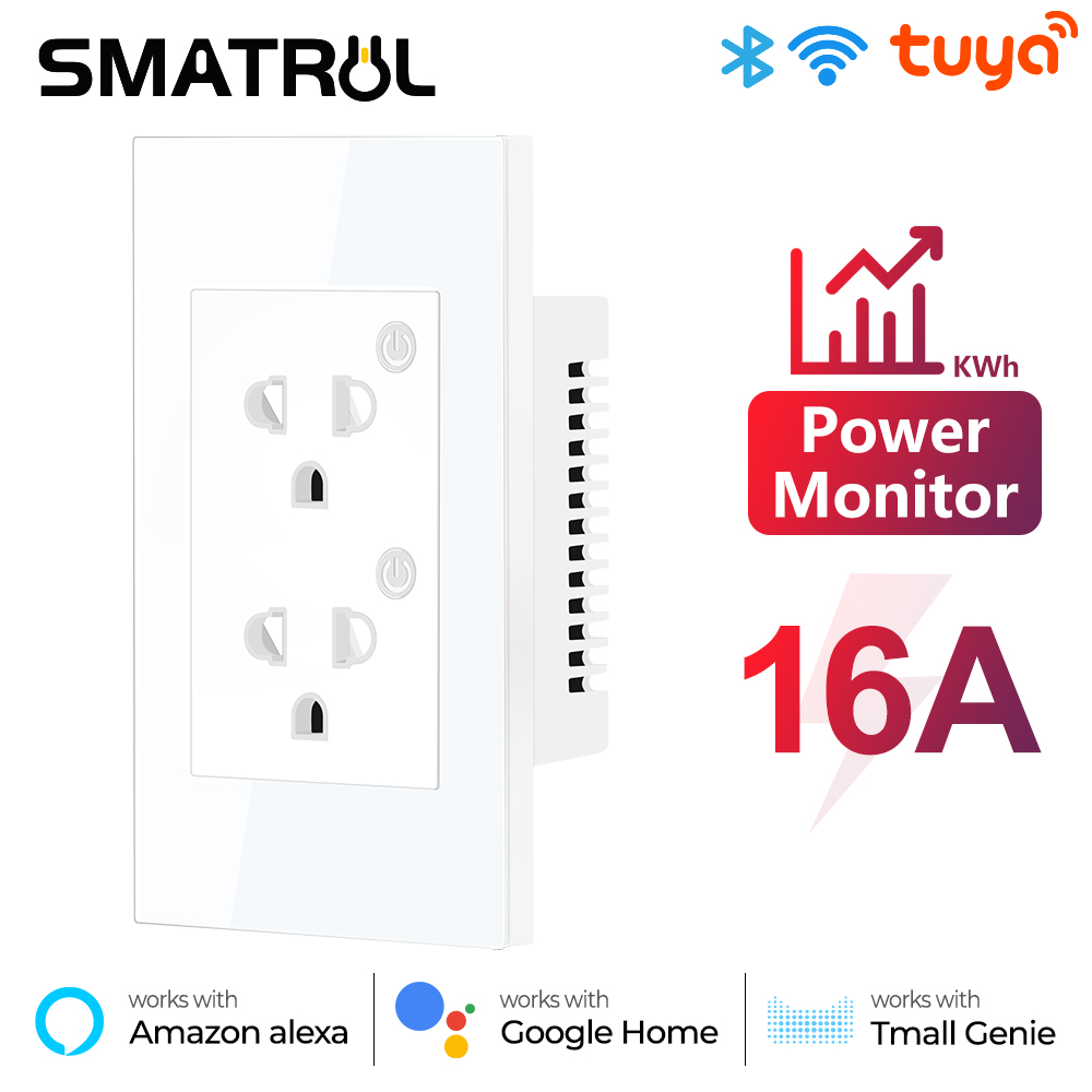 Smart Plug Energy Monitoring Wifi - Adaptador de enchufe inteligente con WiFi,