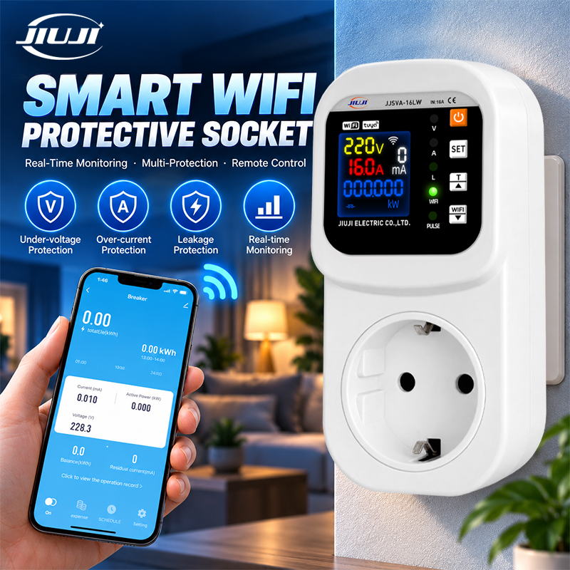 Smart Plug Surge Protector - Enchufe inteligente con WiFi, 16 A,