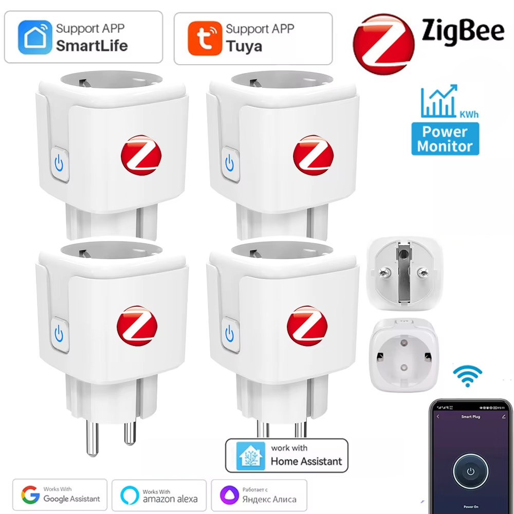 Smart Plug Zigbee 16A - Enchufe inteligente Tuya ZigBee 3.0 de