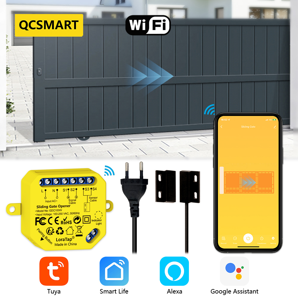 Smart Plug Energy Monitoring Wifi - Tuya WiFi puerta corredera abridor de