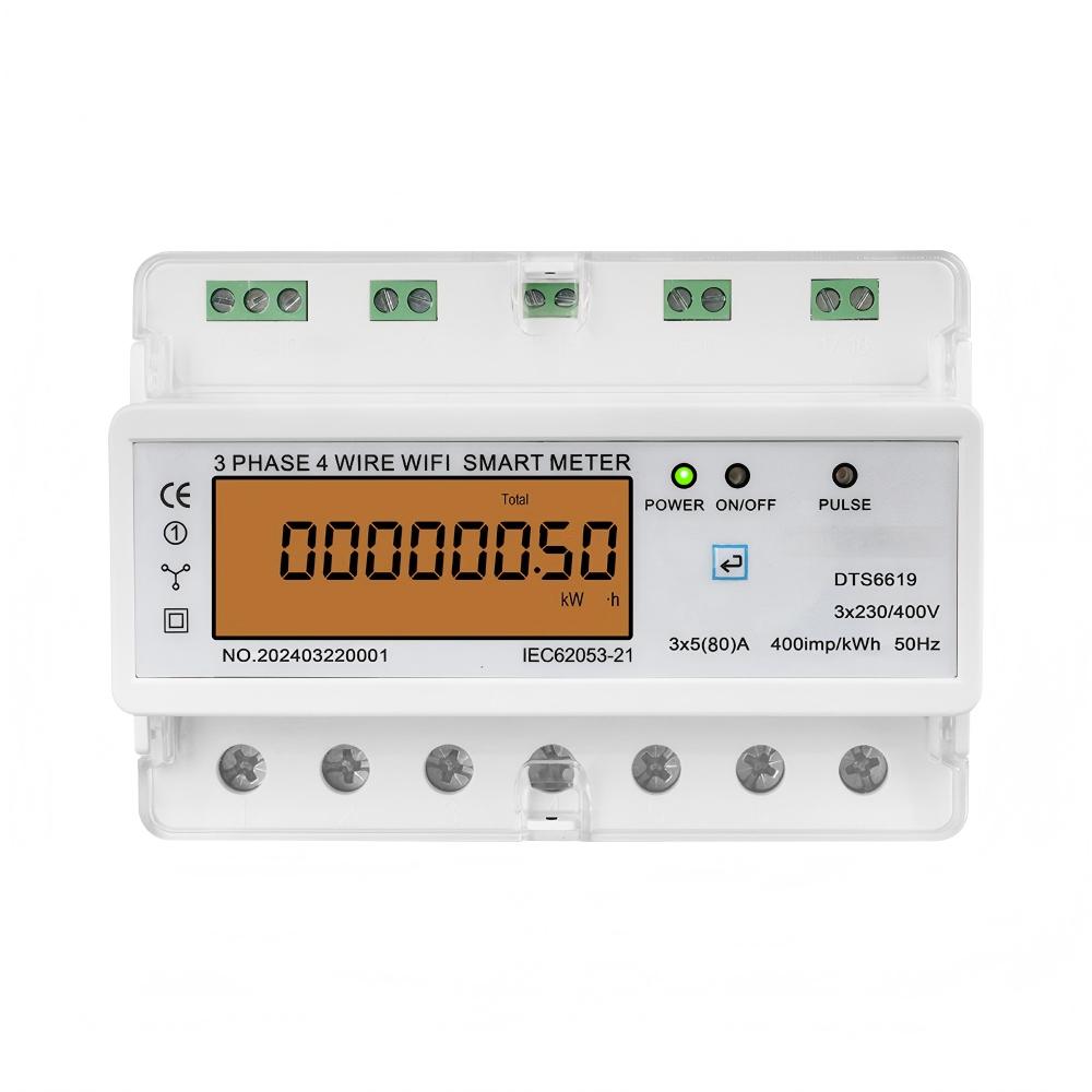 Medidor de Energía Inteligente - Energy Meter Din Rail Wifi reseña y precio