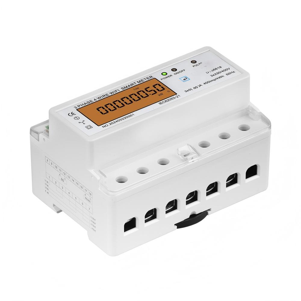 Medidor de Energía Inteligente - Energy Meter Din Rail Wifi reseña y precio