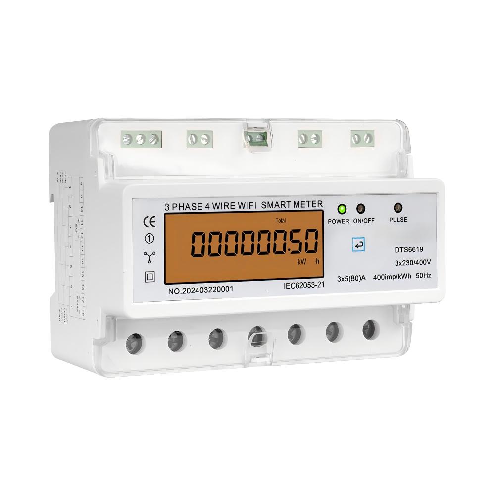 Medidor de Energía Inteligente - Energy Meter Din Rail Wifi reseña y precio