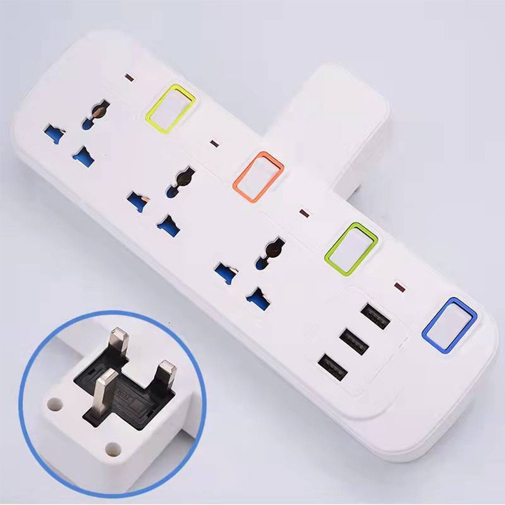 Regleta adaptador de enchufe U - Smart Power Strip 4 Outlet Usb reseña y precio
