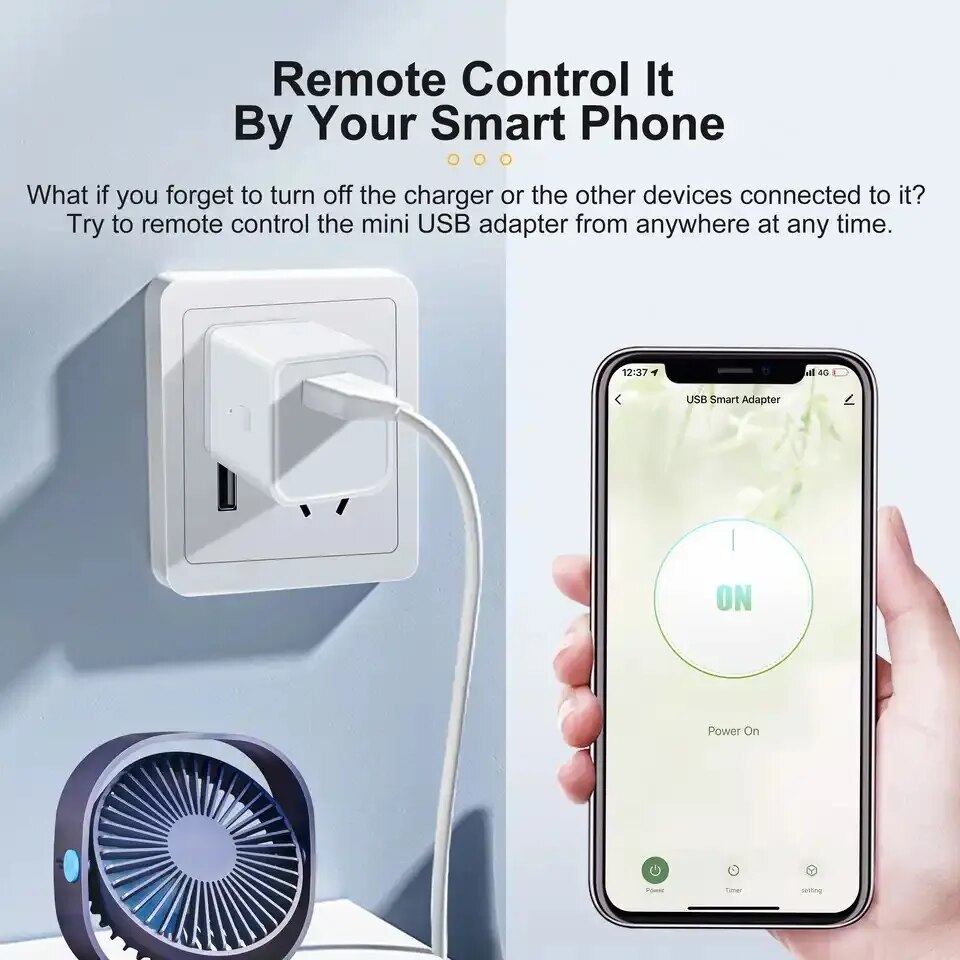 Adaptador inteligente Micro US - Smart Plug Mini Alexa Google reseña y precio