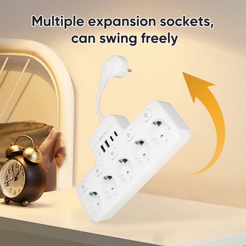 Regleta de alimentación multif - Smart Power Strip 4 Outlet Usb reseña y precio