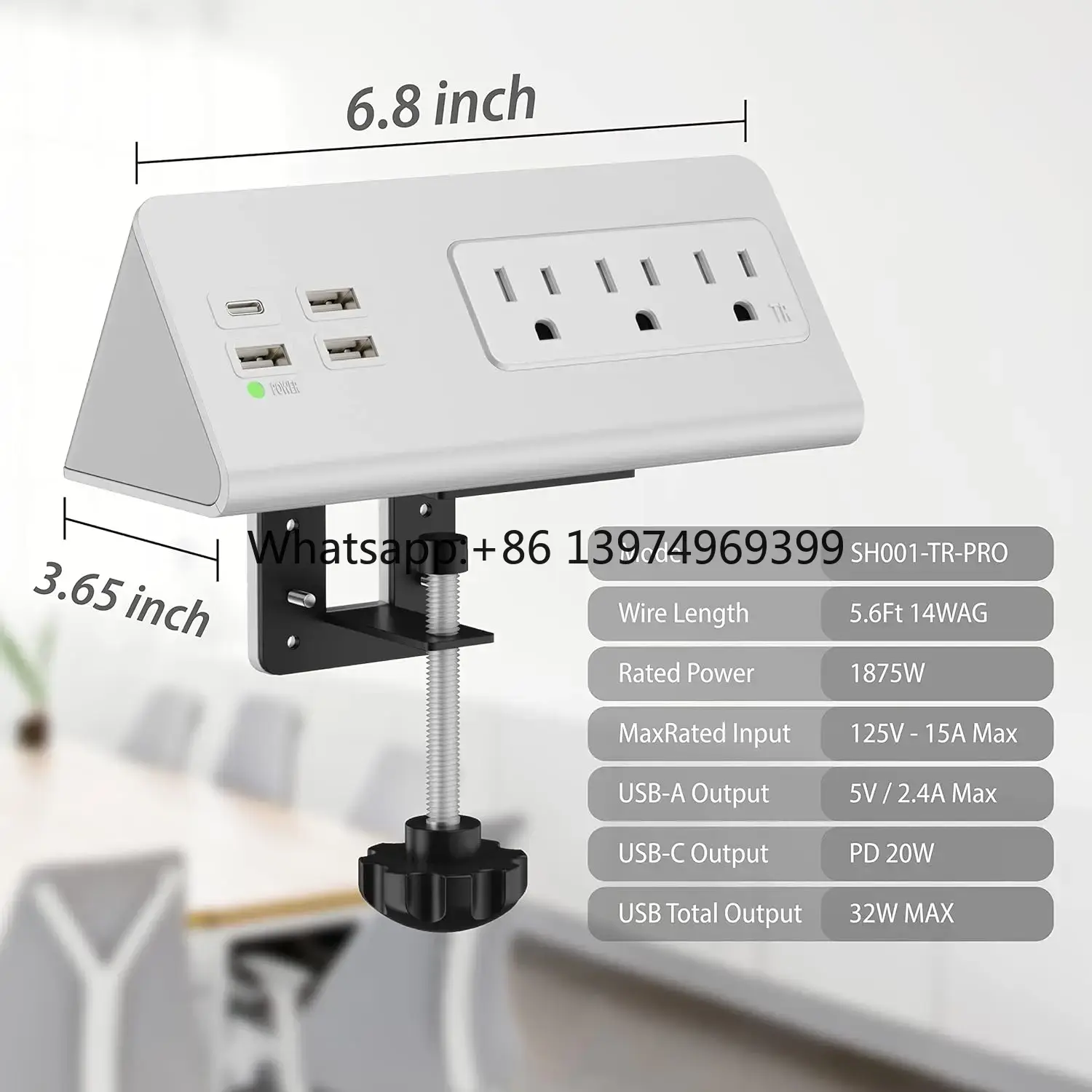 Barra de alimentación para esc - Smart Power Strip 4 Outlet Usb reseña y precio