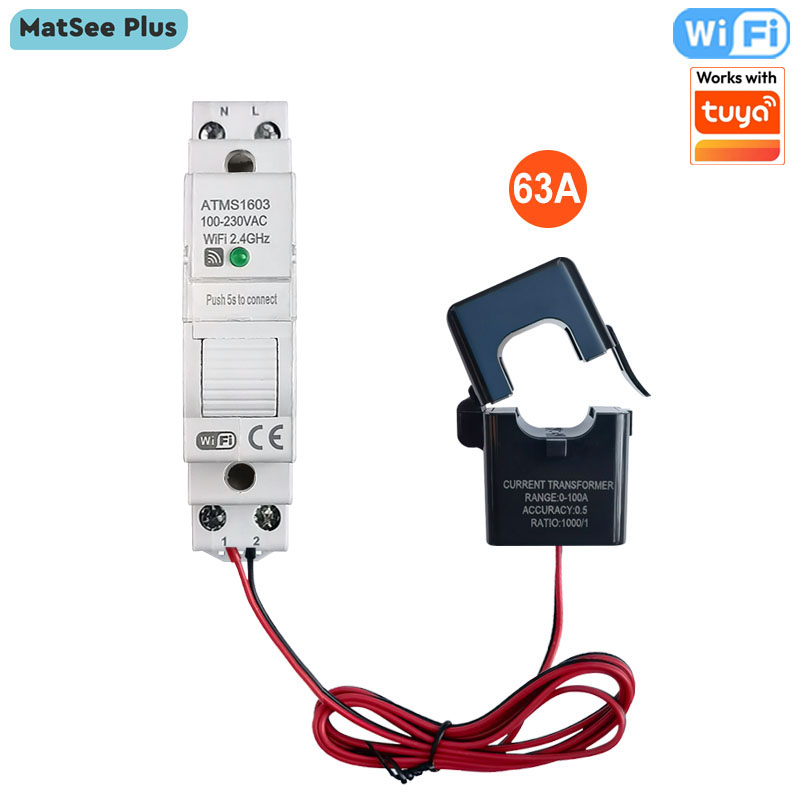 Medidor de Energía Digital WiF - Energy Meter Din Rail Wifi reseña y precio