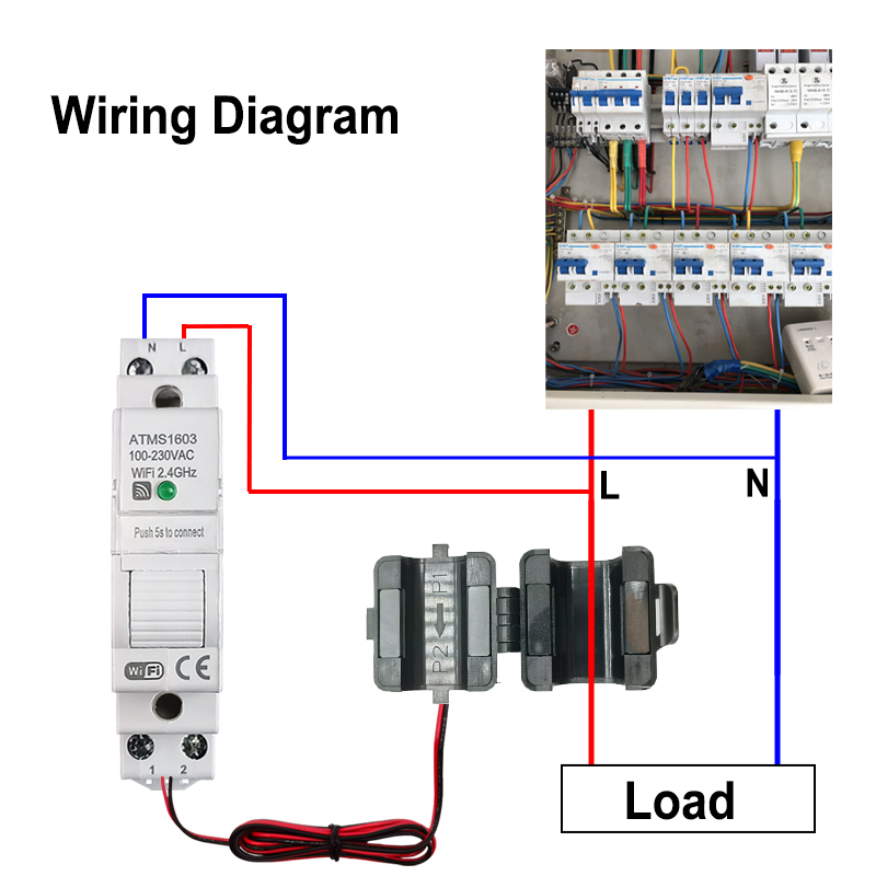 Medidor de Energía Digital WiF - Energy Meter Din Rail Wifi reseña y precio