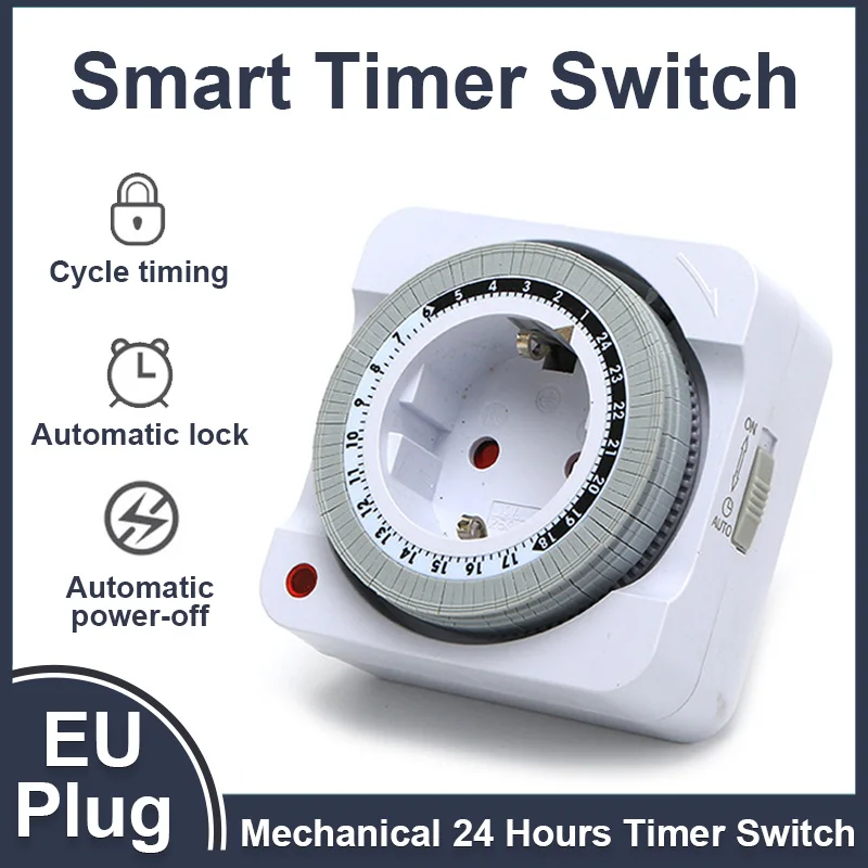Enchufe con temporizador mecán - Smart Socket With Timer Countdown reseña y precio