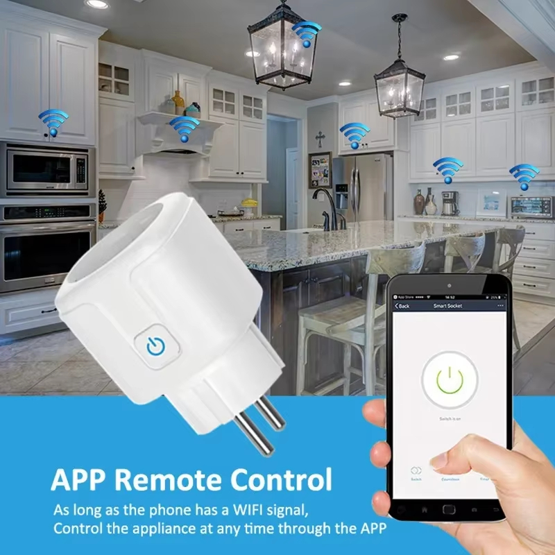 Enchufe Inteligente WiFi EU 16 - Smart Socket 16A Tuya App reseña y precio