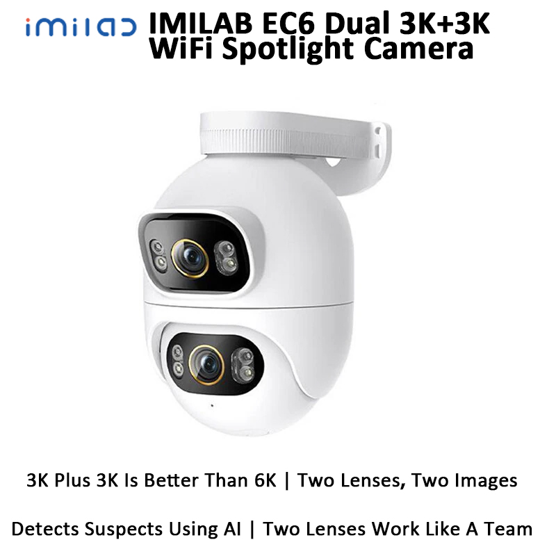 IMILAB EC6 Dual 3K + 3K WiFi s - Smart Plug Outdoor Waterproof reseña y precio