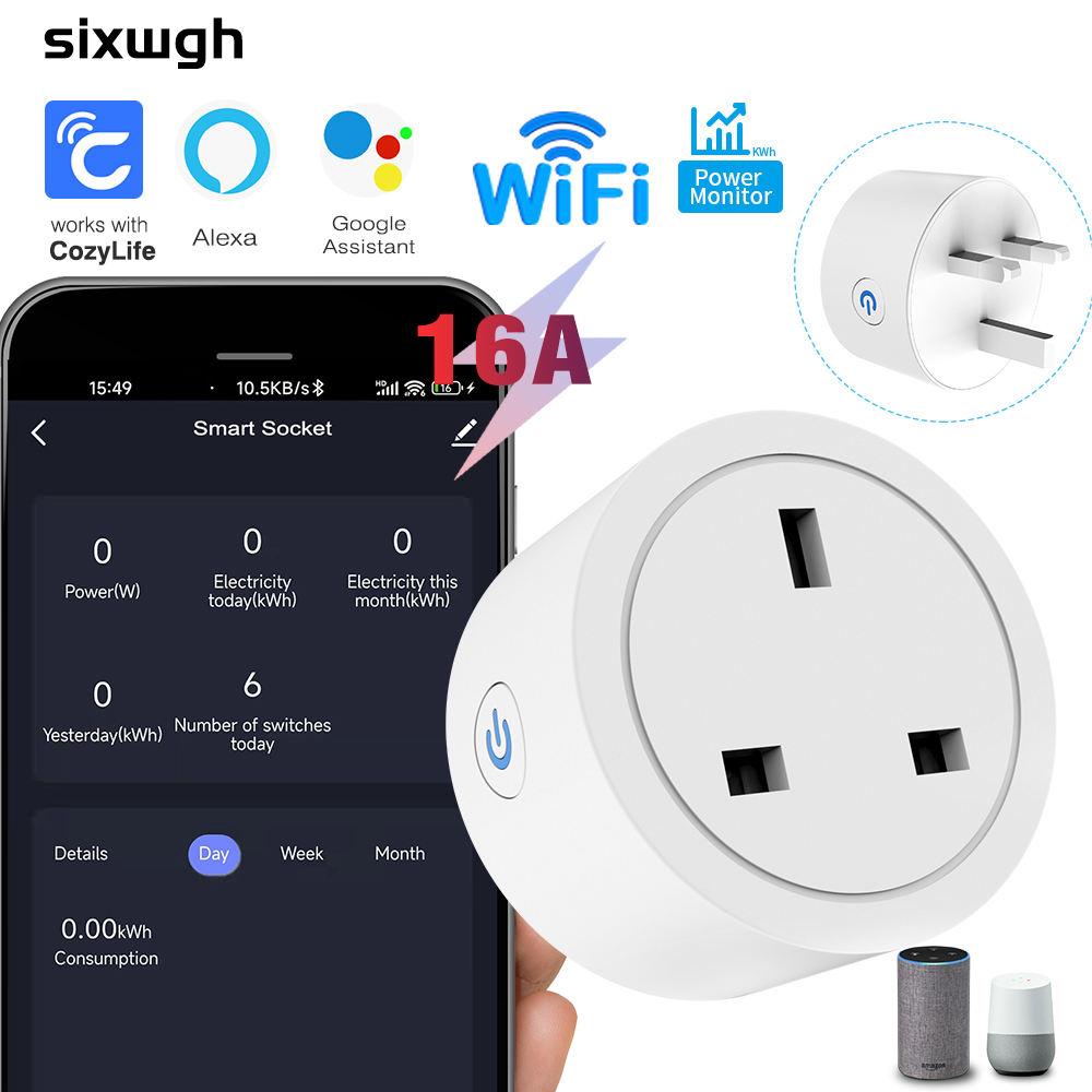 Enchufe Inteligente WiFi de 16 - Smart Plug Energy Monitoring Wifi reseña y precio