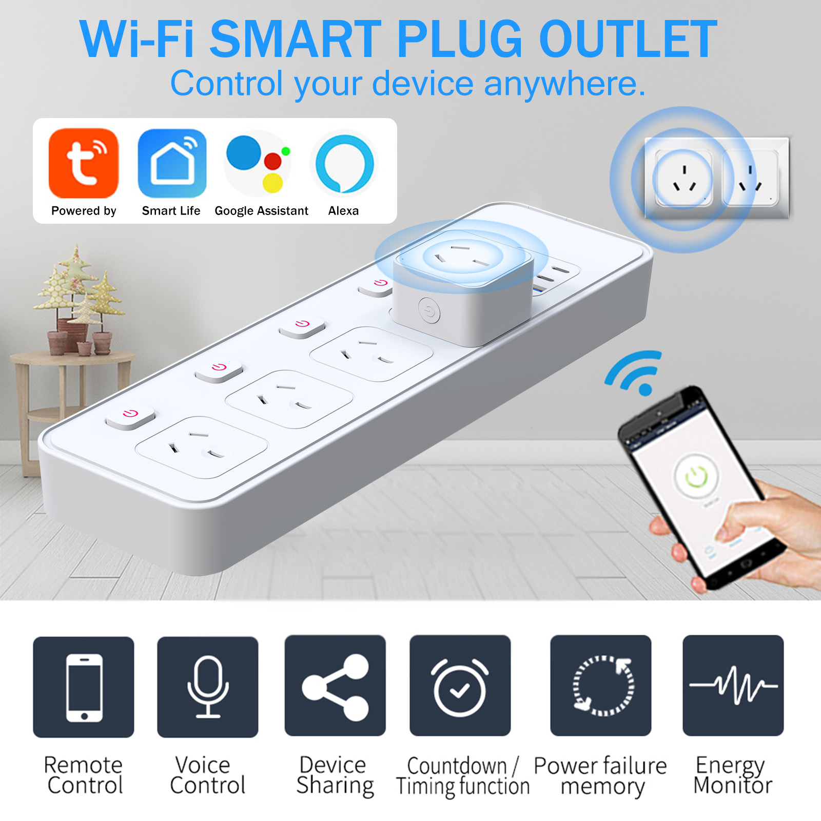 Enchufe y toma de corriente in - Smart Plug Energy Monitoring Wifi reseña y precio