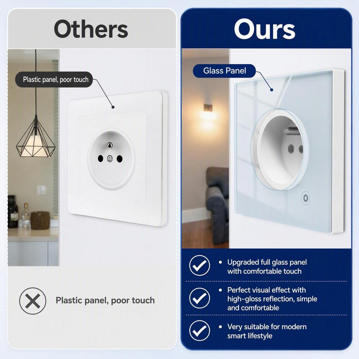 Enchufe inteligente de pared c - Smart Socket 16A Tuya App reseña y precio