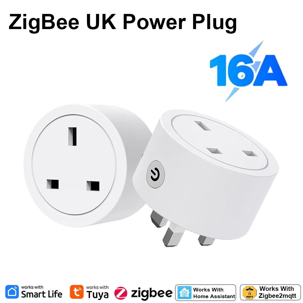Enchufe Inteligente Zigbee de  - Smart Socket 16A Tuya App reseña y precio