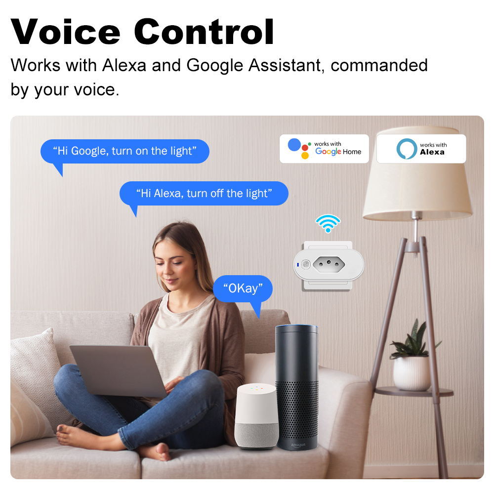 Enchufe Inteligente Wifi de Br - Smart Socket 16A Tuya App reseña y precio