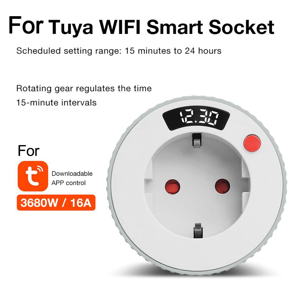 Enchufe inteligente con tempor - Smart Socket With Timer Countdown reseña y precio