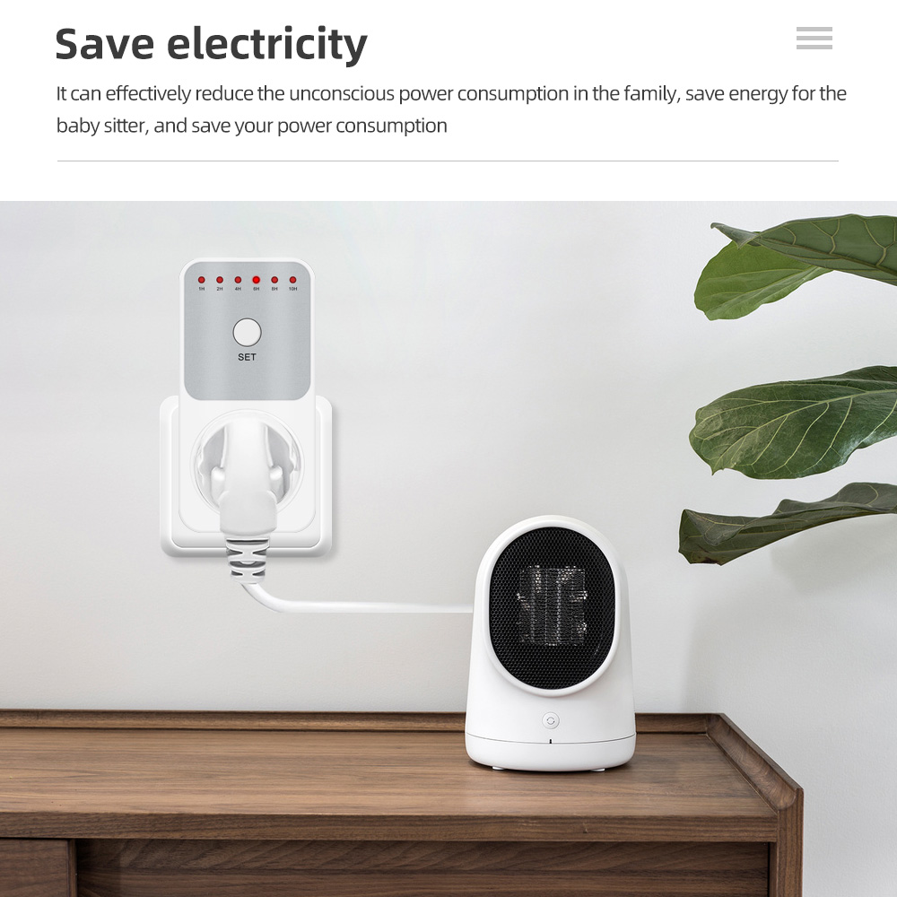 Vatímetro electrónico, interru - Smart Socket With Timer Countdown reseña y precio