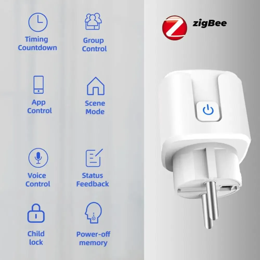 Enchufe inteligente Tuya Zigbe - Smart Plug Zigbee 16A reseña y precio