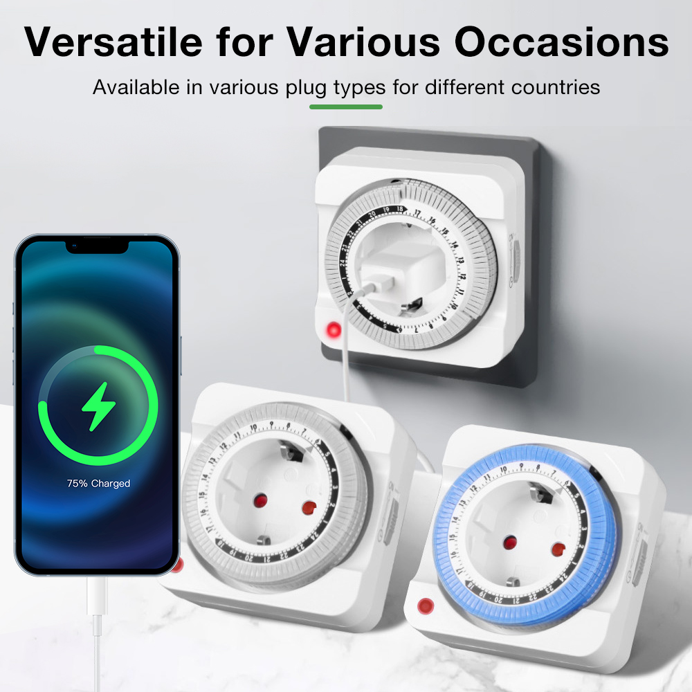Enchufe europeo con temporizad - Smart Socket With Timer Countdown reseña y precio