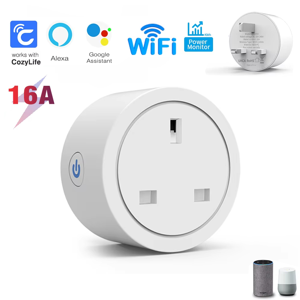 Enchufe inteligente WiFi de 16 - Smart Plug Energy Monitoring Wifi reseña y precio