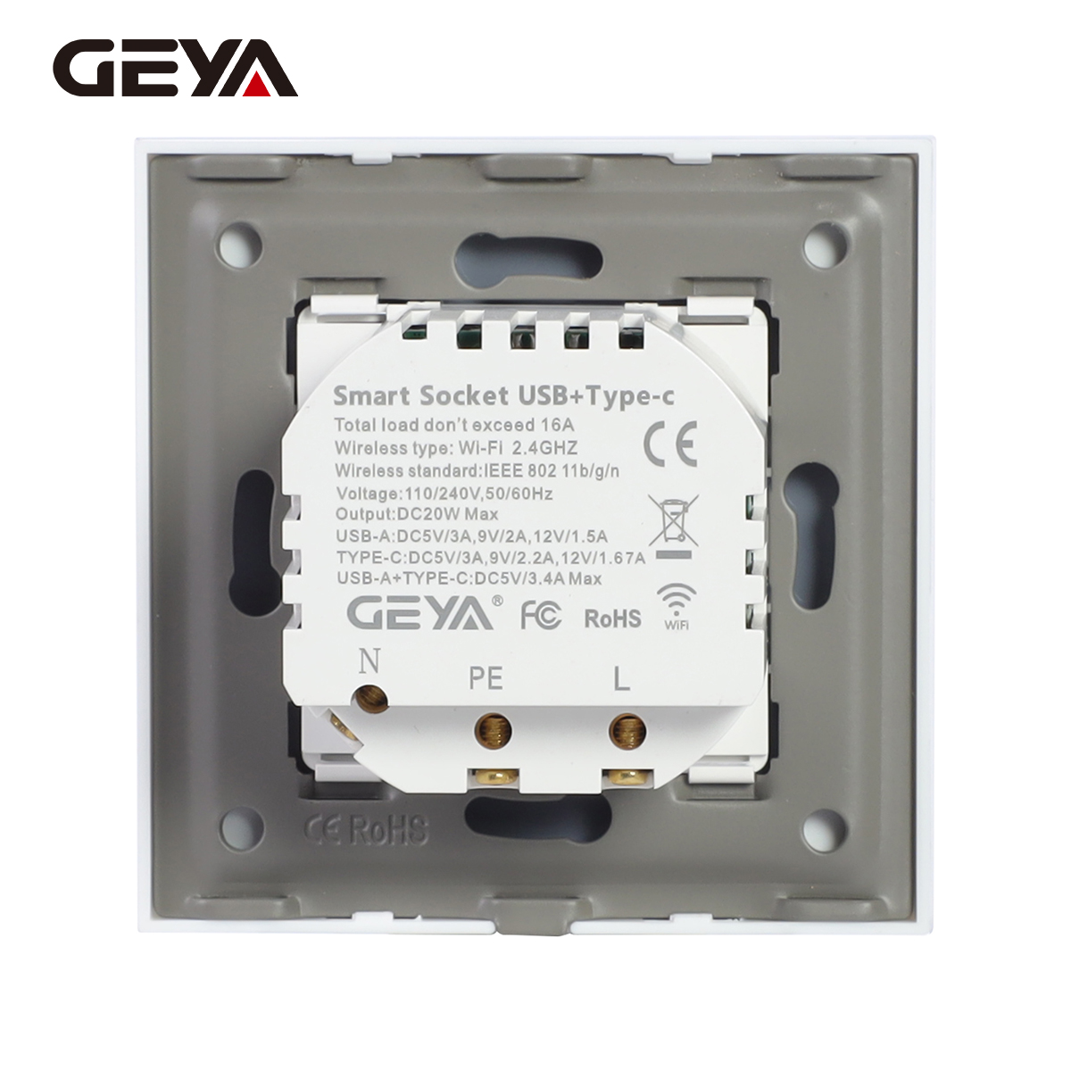 Enchufe Inteligente GEYA Wifi  - Smart Socket 16A Tuya App reseña y precio