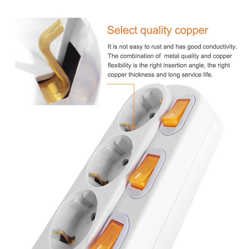Regleta Enchufe europeo toma d - Smart Plug Surge Protector reseña y precio