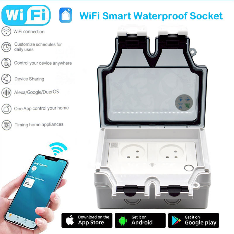 Enchufe Inteligente 16A IP66 a - Smart Plug Outdoor Waterproof reseña y precio