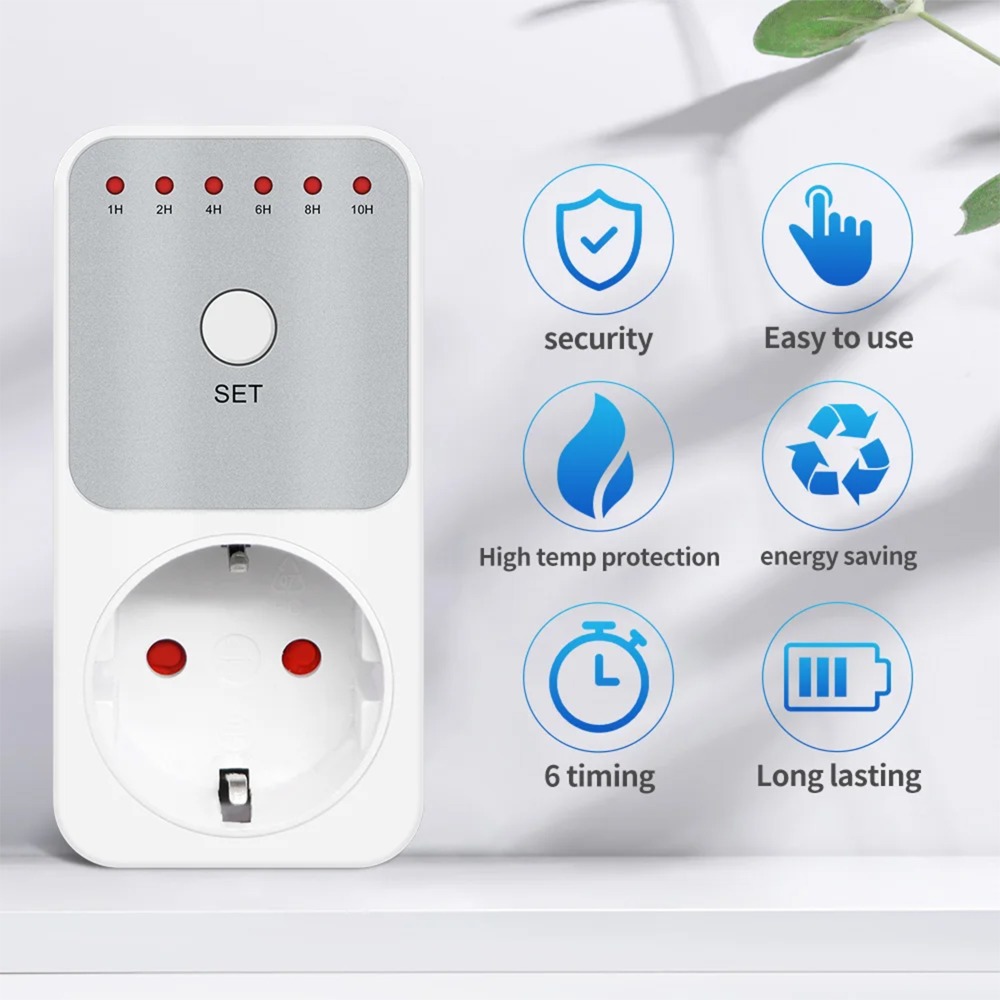 Enchufe Temporizador con Cuent - Smart Socket With Timer Countdown reseña y precio