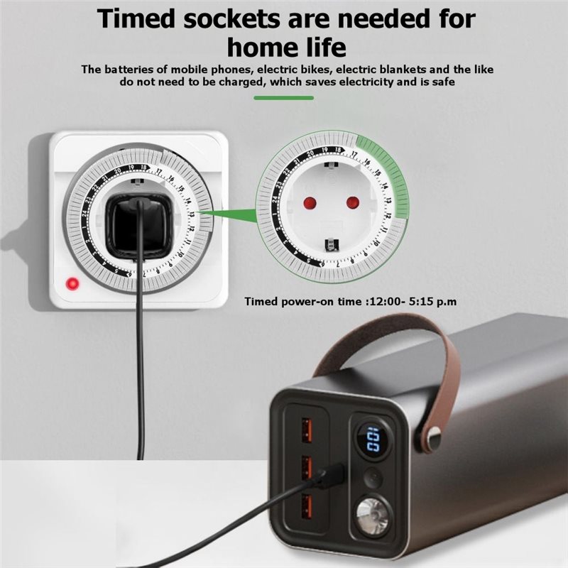 Temporizador de 24 horas SYW,  - Smart Socket With Timer Countdown reseña y precio