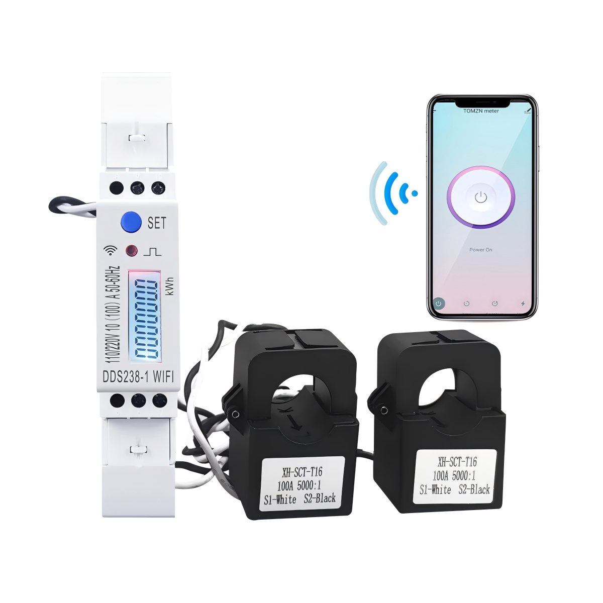 Medidor de Energía Inteligente - Energy Meter Din Rail Wifi reseña y precio