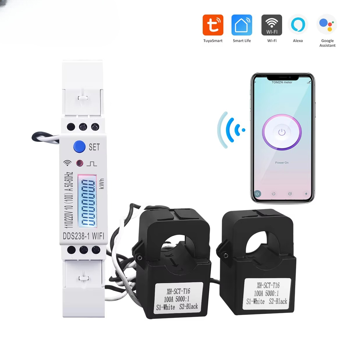 Medidor de Energía Inteligente - Energy Meter Din Rail Wifi reseña y precio