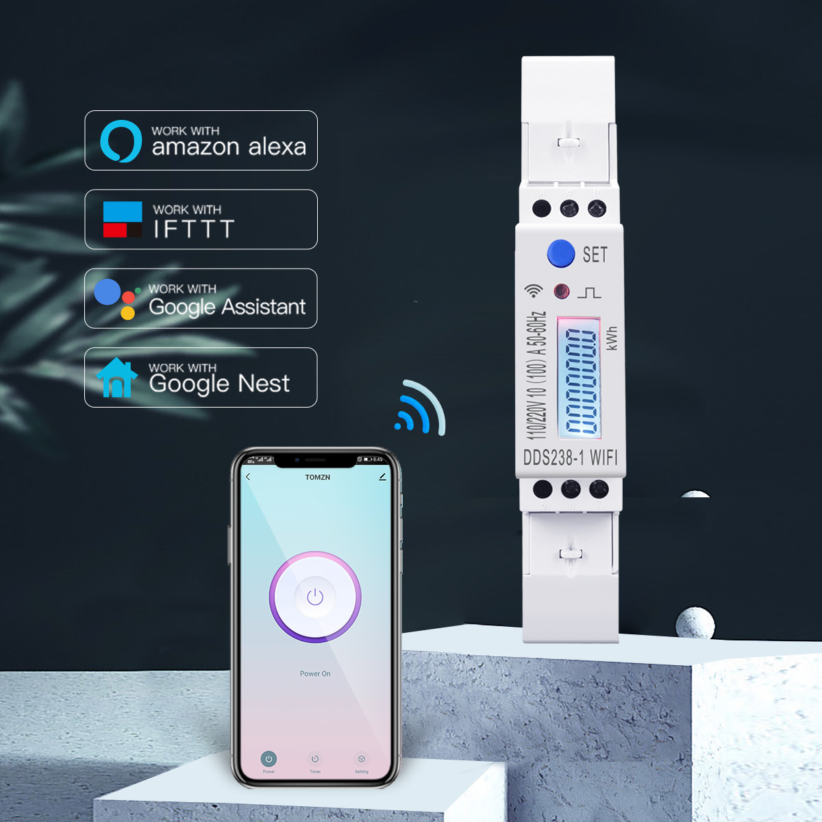 Medidor de Energía Inteligente - Energy Meter Din Rail Wifi reseña y precio