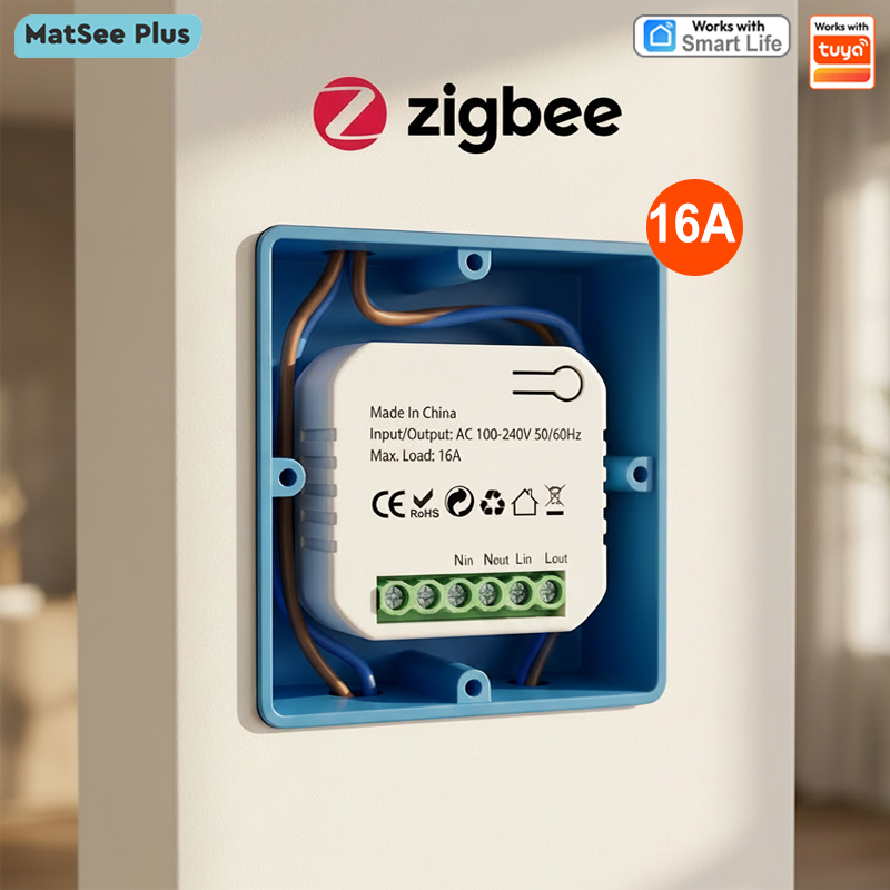 Interruptor de Enchufe Intelig - Smart Plug Zigbee 16A reseña y precio