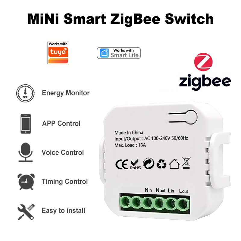 Interruptor de Enchufe Intelig - Smart Plug Zigbee 16A reseña y precio
