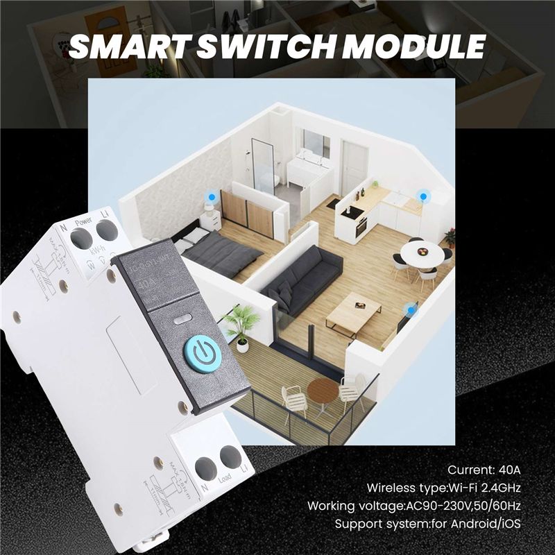 L68A 40A Medidor de Energía In - Energy Meter Din Rail Wifi reseña y precio