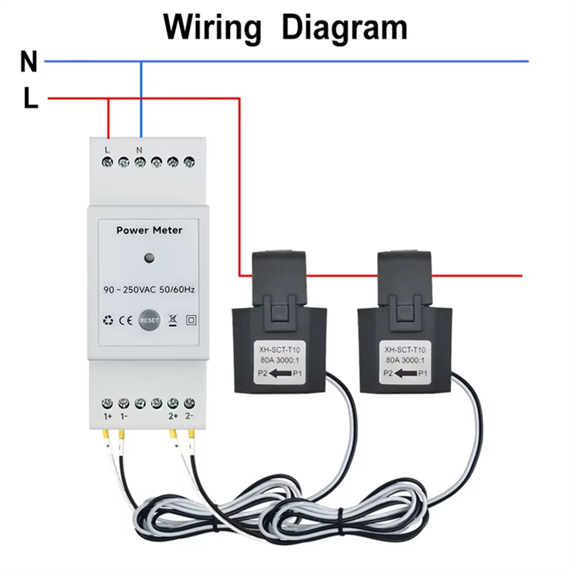 ABRN-Tuya-medidor de energía i - Energy Meter Din Rail Wifi reseña y precio