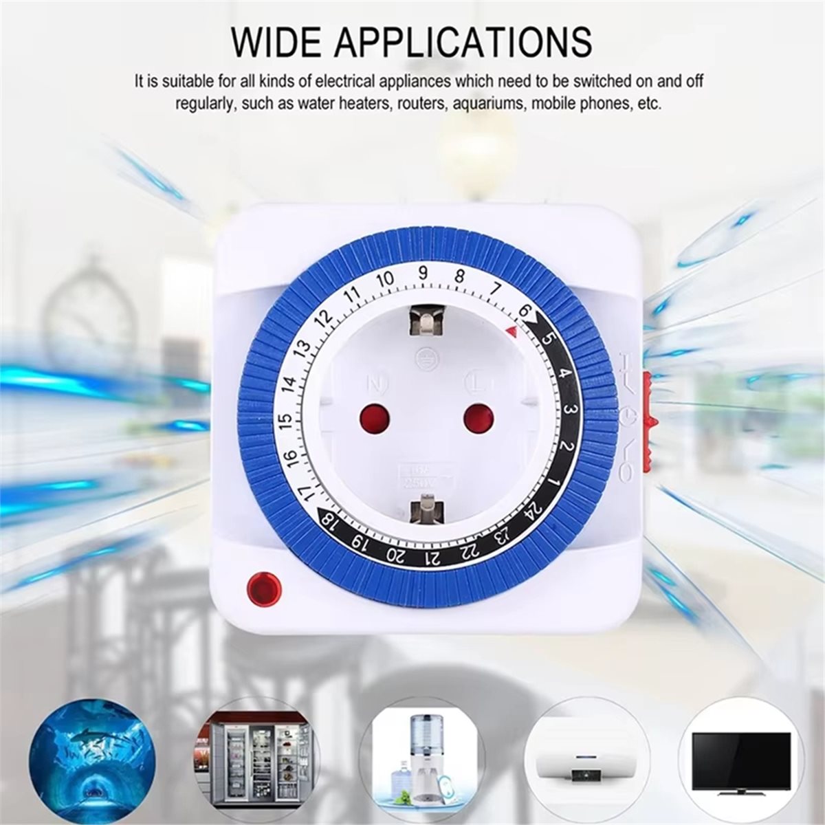 Enchufe Temporizador Mecánico  - Smart Socket With Timer Countdown reseña y precio