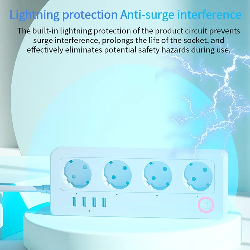 Regleta inteligente con conexi - Smart Power Strip 4 Outlet Usb reseña y precio