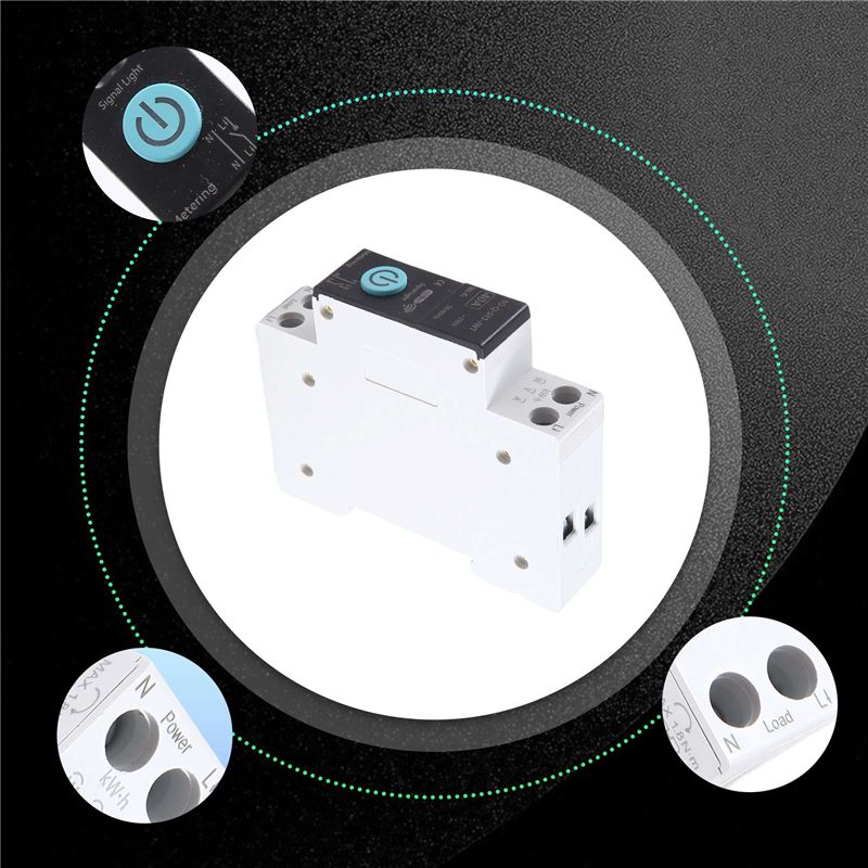 【DESCUENTO POR TIEMPO LIMITADO - Energy Meter Din Rail Wifi reseña y precio