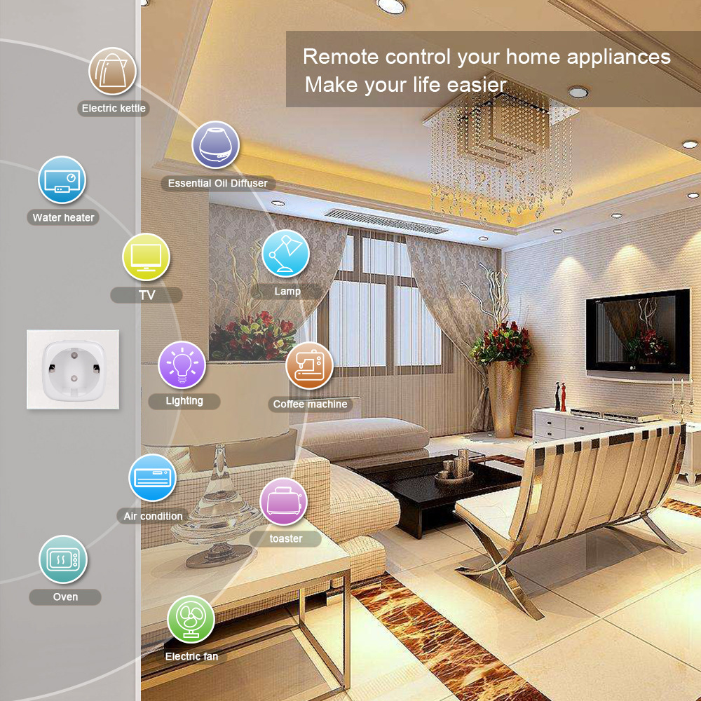 Enchufe Inteligente Wifi Tuya, - Smart Plug Surge Protector reseña y precio